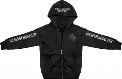 Produktbild von Kapuzenjacke mit Einstickung und Print – Riesenschnauzer - 132052 - XS-5XL Größe - 5XL