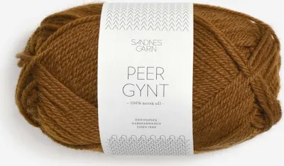 Produktbild von Sandnes Peer Gynt 50g - 100% Schurwolle gyllenbrun 2564