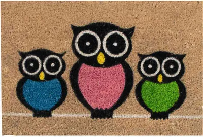 Produktbild von SIENA HOME Kokosmatte Coco Owls 40 x 60 cm