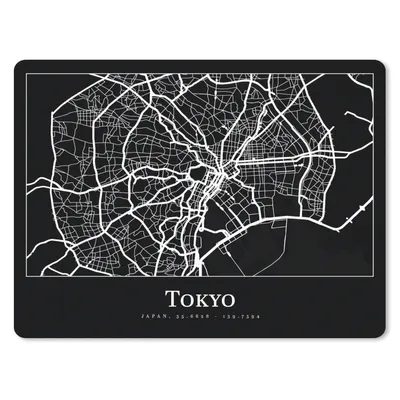Produktbild von MuchoWow® Mauspad Mousepad Karte - Tokio - Stadtplan - Karte 40x30 cm - Mousepads - Maus Mat - Pad - Mausunterlage - Anti Rutsch