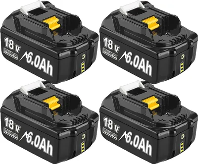 Obrázek produktu pro Dobíjecí, kapacita 6000mAh, napětí 18V, 4ks 6000Ah