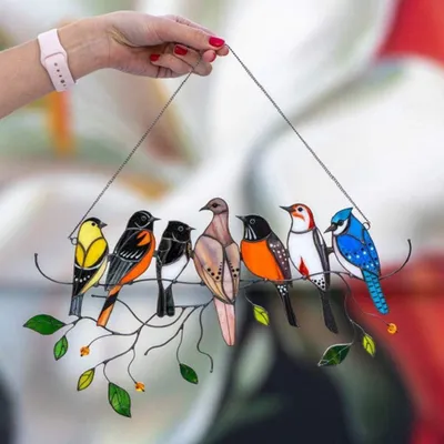 Produktbild von Kunstvogel-Sonnevanger-Hängekunst für Hausdeko