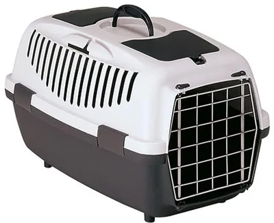 Produktbild von Transportbox – STEFANPLAST – Gulliver – 61 x 40 x 38 cm – Grau – Für Hunde