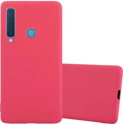 Zdjęcie produktu dla Etui ochronne Cadorabo do Samsung Galaxy A9 2018 w kolorze czerwonym etui na telefon komórkowy silikonowe etui z TPU