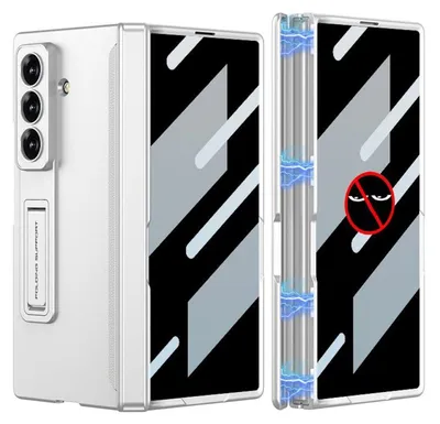 Obrázok produktu pre Pre Samsung Galaxy Z Fold7 5G Integrated Privacy Film Magnetic Cover Silver
