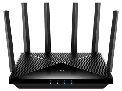 Immagine prodotto di Cudy WR11000 router wireless 2,5 Gigabit Ethernet Tri-band (2,4 GHz / 5 GHz / 6 GHz) Nero