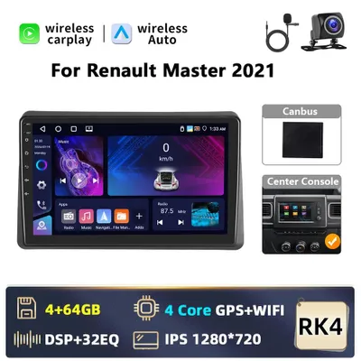 Immagine prodotto di Autoradio Android da 10,1 pollici - Lettore multimediale - Stereo 2DIN - Autoradio - Carplay e Android Auto