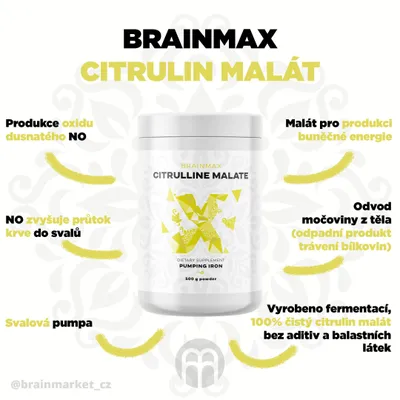 Produktbild von BrainMax Citrullin Malat 500 g