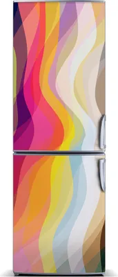 Produktbild von Tulup Kühlschrankdekoration - Magnetmatte - 60 cm x 180 cm - Magnet auf dem Kühlschrank - Abstrakte Wellen