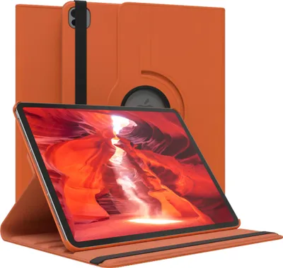 Produktbild von EAZY CASE - Tablet Hülle für Apple iPad Air 13 (2025) Schutzhülle, Tablet Case 360° drehbar in Orange