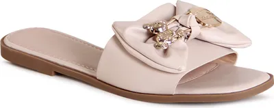 Produktbild von topschuhe24 3154 Damen Pantoletten Sandalen Bear, Farbe:Beige, Größe:38 EU