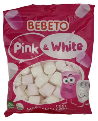 Produktbild von Marshmallows Bebeto Pink & White | Süßigkeit | mit Erdbeergeschmack | 250 g