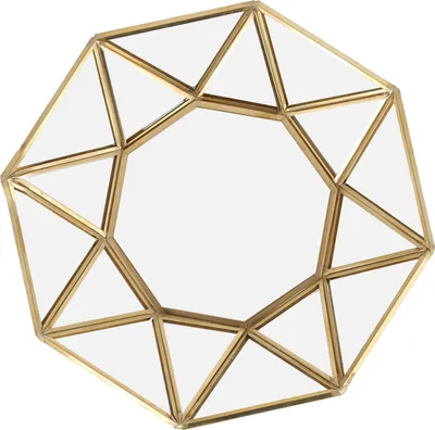 Image de Plateau Octogonal Verre Stockage Plateau Décoratif Sundries Dessert Plate Organizer