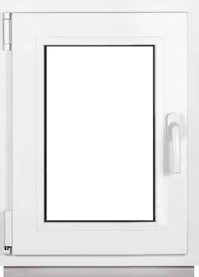 Obrázek produktu pro Framex sklepní okno malé okno bílé šířka x výška 45 x 65 cm (450 x 650 mm) dvojité (32 mm) otočné/sklopné DIN levé - Premium - Všechny velikosti