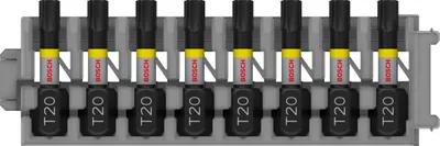Image de Embout à percussion PRO Torx, T20, 25 mm, 8-tlg.