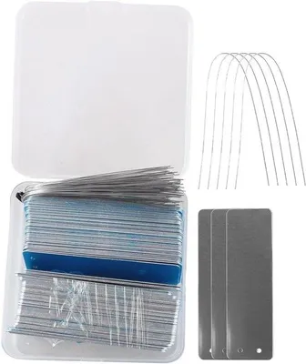 Produktbild von Famanu Pflanzenlabels Aluminium - Wetterfest und langlebig - 82x25mm - Silber