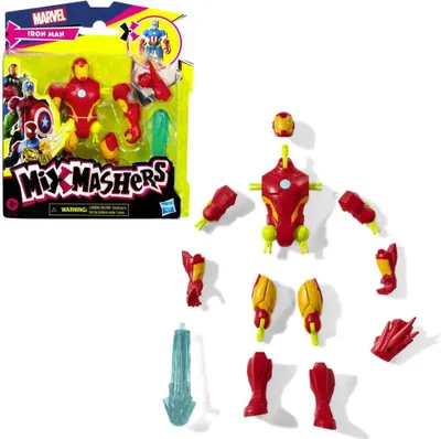Immagine prodotto di Avengers Mixmashers Marvel Iron Man Figura Rosso Rosso Taglia Unica
