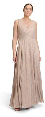 Produktbild von Vera Mont Damen Abendkleid mit Plissee 42, Cream/White