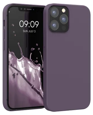 Produktbild von kwmobile Handyhülle für iPhone 12 Hülle / iPhone 12 Pro Hülle - Silikon Handy Case - weiche Oberfläche - kabelloses Laden - Helle Iris