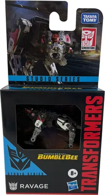 A packaged Transformers Studio Series toy.