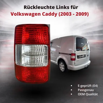 Obrázok produktu pre Zadné svetlo Zadné svetlo ľavé pre Volkswagen Caddy (2003 - 2009) OEM:2K0945095D