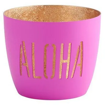 Produktbild von Gift Company Windlicht Madras Aloha Neon Purple
