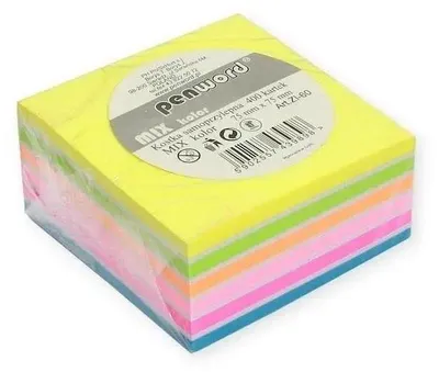 Produktbild von Büro-Würfel, gemischt, 75 x 75, 400 Stück – Penword