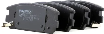Produktbild von RIDEX Bremsbeläge Satz Hinten für HYUNDAI TERRACAN (HP) 402B0389