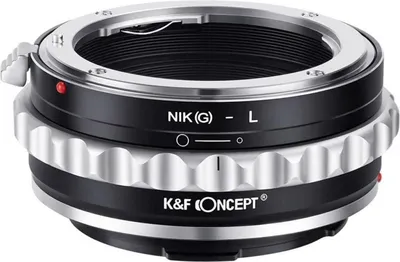 Zdjęcie produktu dla Adapter obiektywu Nikon F do aparatu z mocowaniem L - ręczne ustawianie ostrości