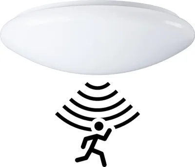 Produktbild von Sylvania LED Wand- & Deckenleuchte Start Surface Weiß Ø33cm IP44 18W 1550lm 3000K-4000K DualTone Bewegungsmelder