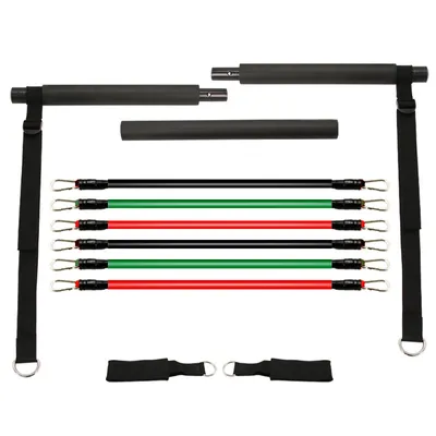 Imagen del producto de Alcanza tus objetivos de fitness de forma sencilla con nuestra barra de Pilates multifuncional: tu versátil equipo de entrenamiento para usar en casa, color