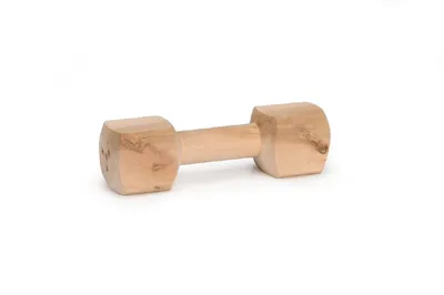 Produktbild von Beeztees Apportierhantel - Hundespielzeug - Holz - 235-250 g