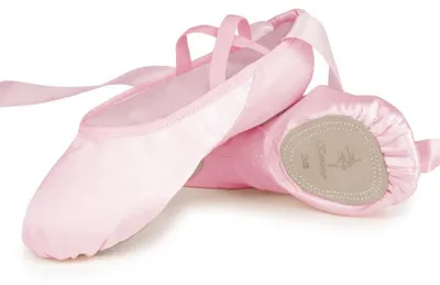 Produktbild von Ballettschuhe – Tanzschuhe – Satin – Spitzenschuh – Rosa – Für Kinder und Erwachsene