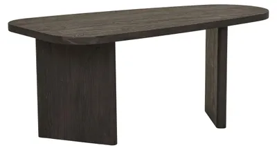 Produktbild von Melo - Couchtisch aus dunkelbraunem MDF 100x50x41 cm