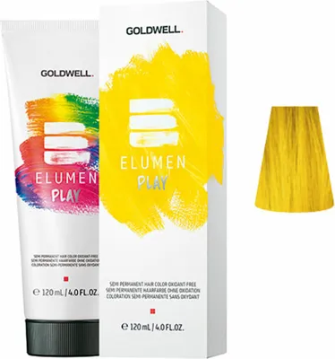 Produktbild von Goldwell Elumen Play @Gelb 120 ml, Gelb, @yellow, Unisex, 120 ml, Alle Haare, Farbspeichernd, Glanz