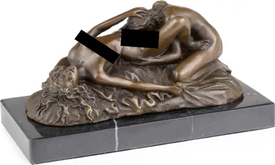 Immagine prodotto di Moritz bronzo figura erotica nuda due donne altezza 10 cm 2,25 kg scultura statua stile antico decorazione storica vintage