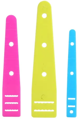 Kordelstopper aus Kunststoff, 3 Stück, Nähzubehör, Kordelzug-Werkzeug