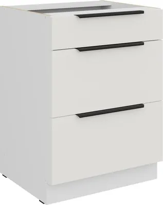 Obrázek produktu pro Šuplíková skříňka LUNARA - šířka 60 cm, bílá