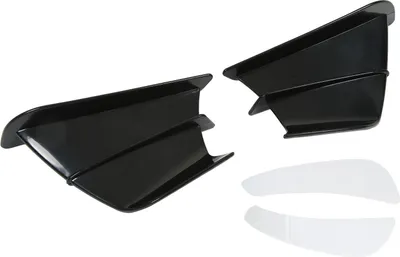 Obrázek produktu pro Motocykl -Boční spoiler -Přední kapotáž Aerodynamická křídla pro Ninja400 Ninja250 Z900 Z1000 lesklá černá
