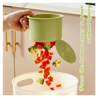 Produktbild von Sieb für Spülbecken mit Griff, Siebkorb für die Küche, Hängesieb für Wasserhahn, zum Abseihen und Abtropfen von Obst und Gemüse