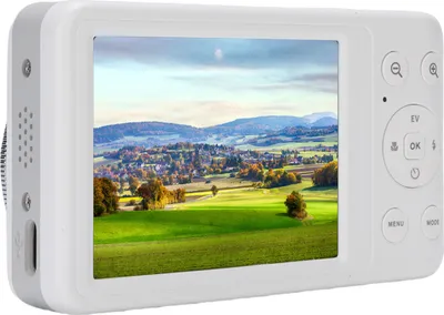 Produktbild von 4K Digitalkamera 64MP HD 3 Zoll Bildschirm 10X Optischer Zoom 2X Digitalzoom Autofokus WiFi Digitalkamera mit Blitz für Fotografie Weiß