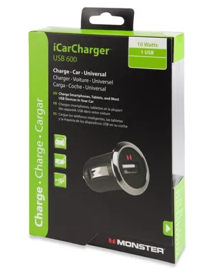 Produktbild von Monster Cable Mobile PowerPlug USB 600, Auto, GPS, Kopfhörer, Kopfhörer, Handy, MP3, MP4, PDA, Zigarettenanzünder, leistung, 12V, 5V