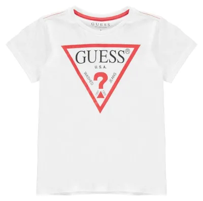 Productafbeelding van Guess - T-shirt voor kinderen, katoen, model GT17521 (128) (wit)