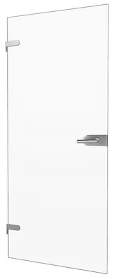 Produktbild von inova Glastür 834 x 1972 mm, Klarglas, ESG, Beschlag DB03