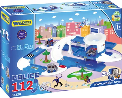 Produktbild von KID CARS 3D-Polizeistation Spielset 3,8 m