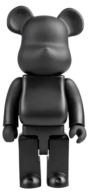 Obrázok produktu pre Medveď Bearbrick 400% figúrka do interiéru 28cm čierna zberateľská socha umelecká do štýlových interiérov