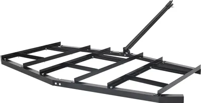 Obrázek produktu pro Vlečná brána SucceBuy, 2150 × 2120 × 110 mm, tažená brána na louky, vyrovnávací zařízení pro příjezdové cesty z oceli Q235 s nastavitelnými tyčemi a čepovým spojem, traktorová brána pro terénní vozidla a UTV