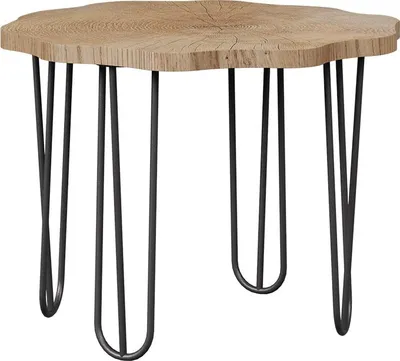 Image de Table basse Vicco Ringo Chêne 60x60cm, Model 57942