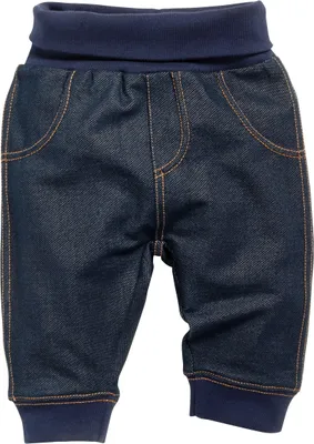 Productafbeelding van Playshoes Unisex babybroek, joggingbroek, sweatbroek, met uitstraling van jeans, maat 68