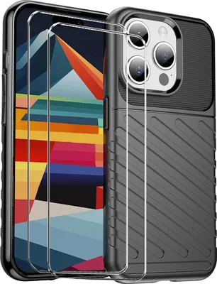 Immagine prodotto di set di cover protettive 2in1 per Apple iPhone 7 / 8 / SE 2 composto da 2x protezione dello schermo in vetro 9H e 1x custodia in silicone - cover in nero